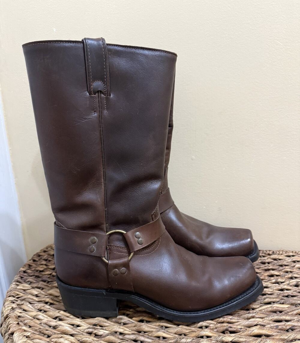 Boulet men’s boots brown leather 6083 S farm ranch workwear festival Canada 8.5